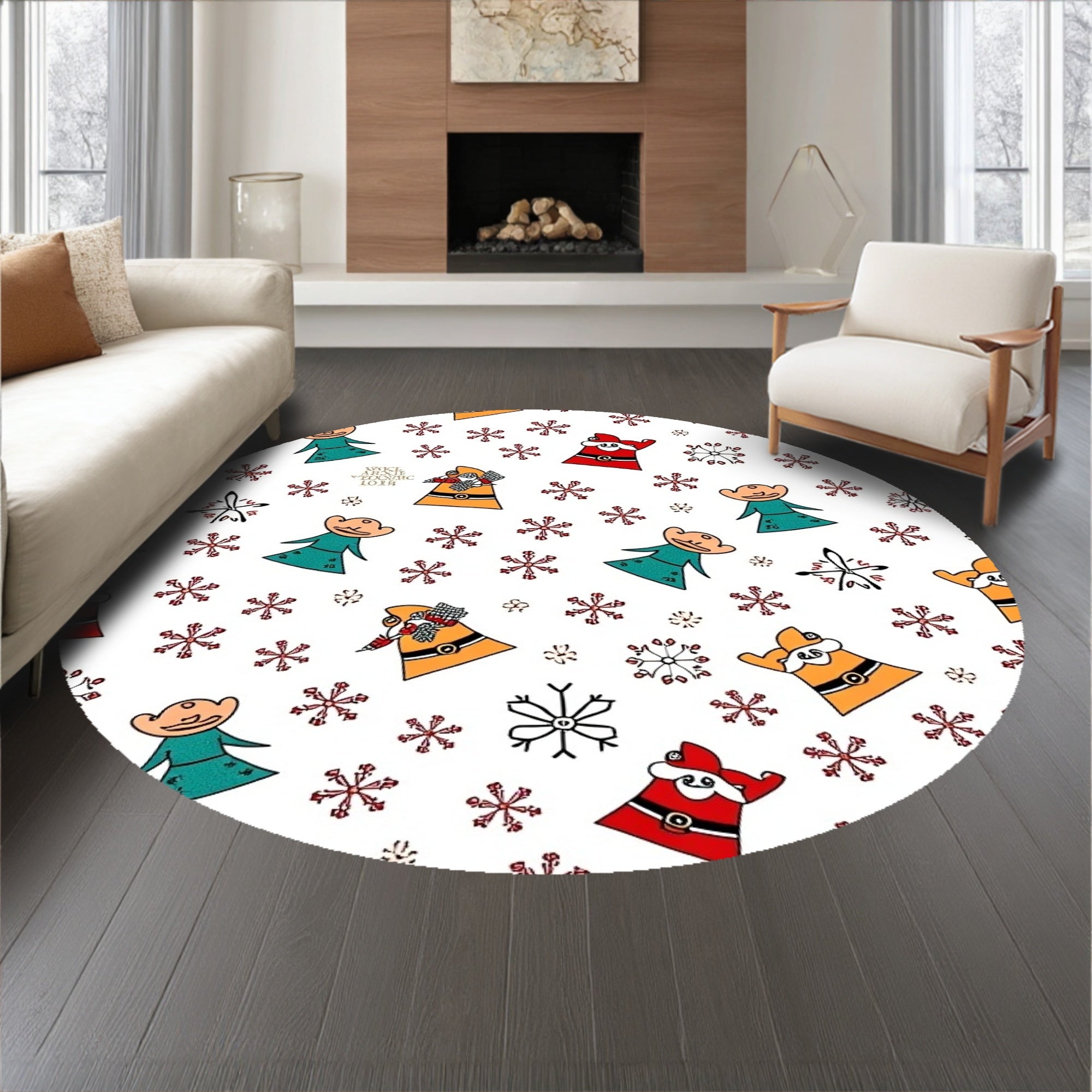 Enchanted Winter Wonderland Joyful Celebration Theme(Red)