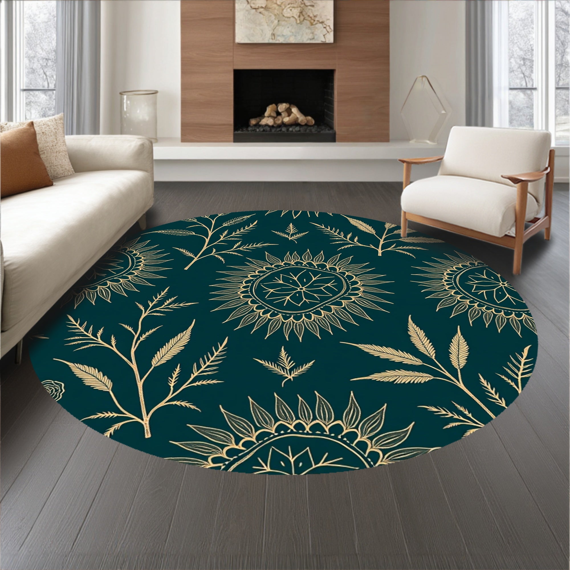 Winter Wonderland Botanical(Green)