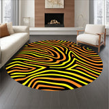 Amber Ripple Wave Art Nouveau Inspired(Black)