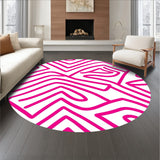 Chevron Zigzag Wave with Ombre Color Transition Effects (Pink) - ODIKA
