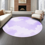 Dreamy Cloud Whimsical Abstract Nursery Kids(Purple)