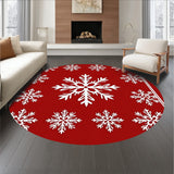 Festive Wonderland Snowflake Enchantment(Red)