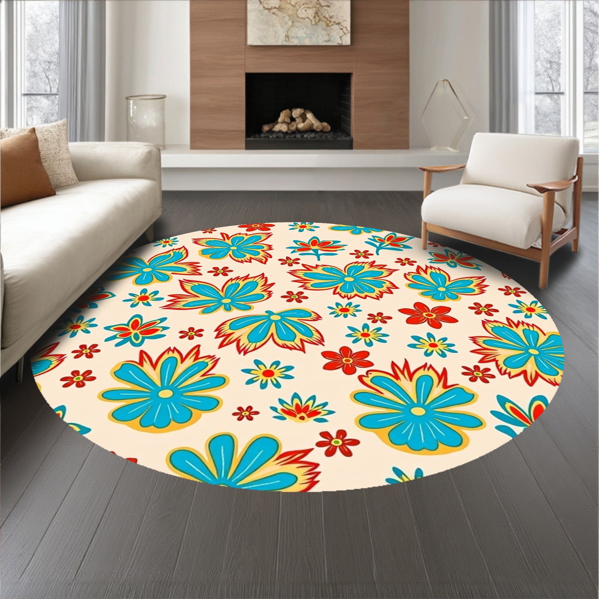 Boho Cascade Botanical Flourish(Beige)