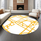 Modern Interlocking Medallion with Boho Accents(Yellow)