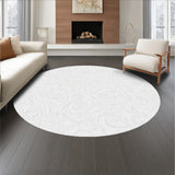 Interlocking Spiral Loops with Fluid Shapes(White)