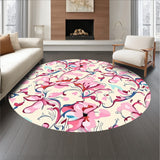 Elegant Floral Vine Courtyard Collection With CloudPile Comfort(Pink)