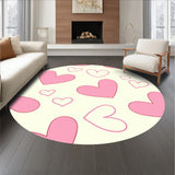 Whimsical Motif with Rose and Creamy Blush Hues (Pink)