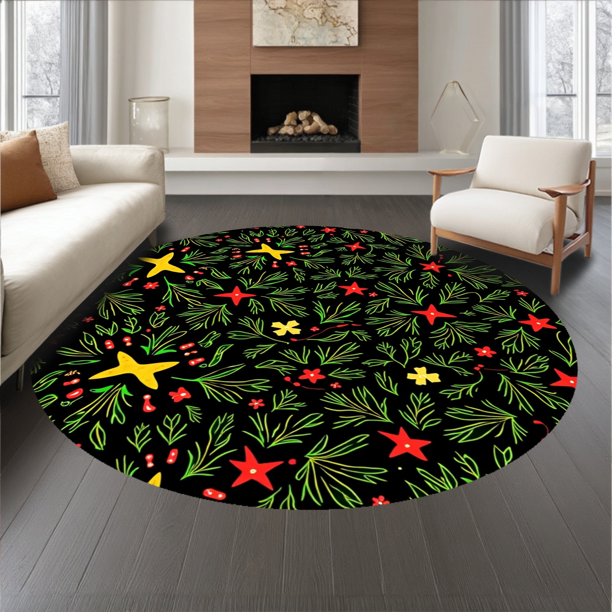 Holiday Cat Antics with Lively Light Strings and Joyful Whisker(Black)