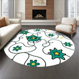 Bright Cat Figure with Festoon String Lights and Playful Sparkle Accents(Teal)