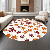 Autumn Maple Leaf Cascade with Rubber Backing(Orange)