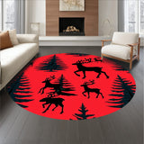 Reindeer Forest Adventure Artistic Treasure(Red)
