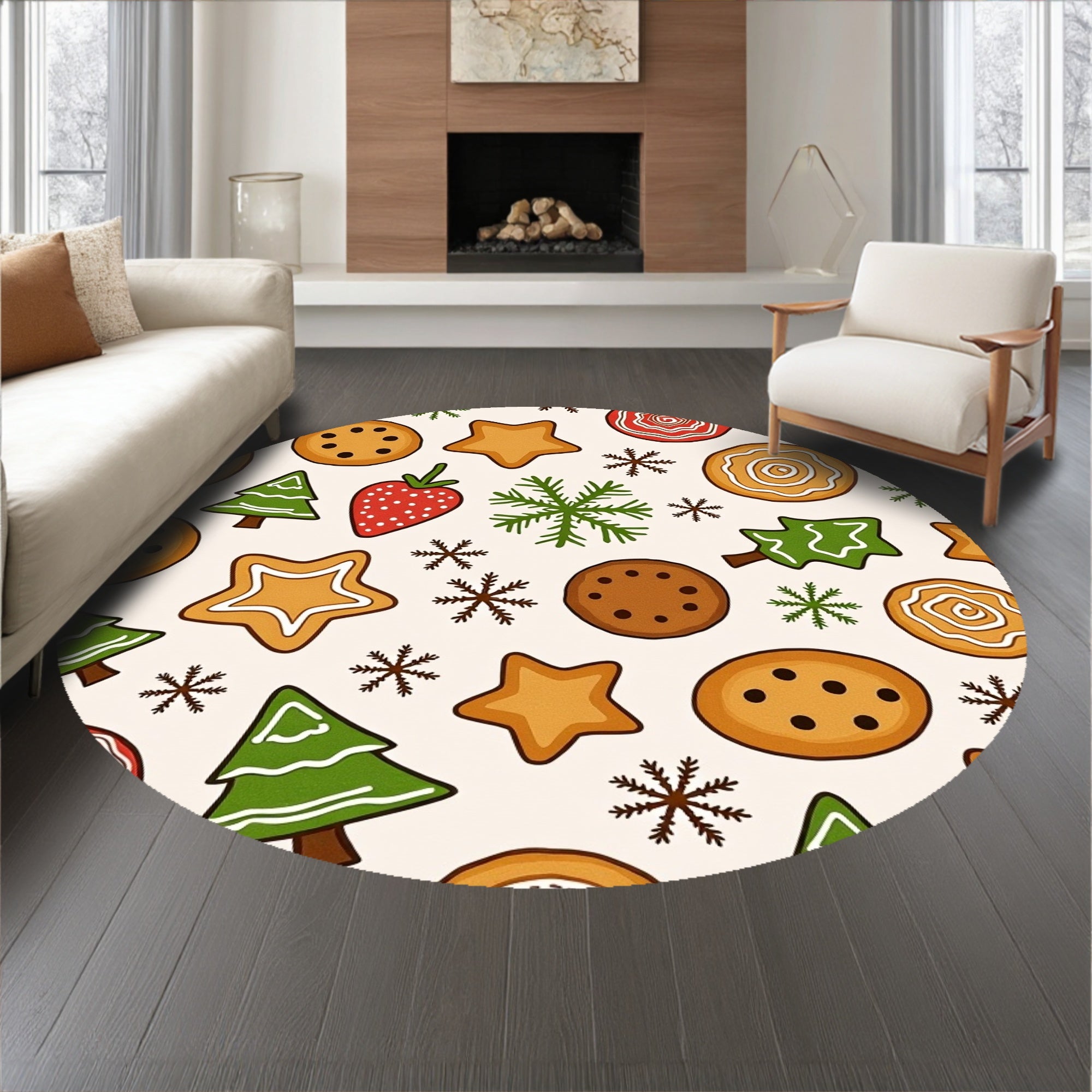 Sweet Bakery Inspired Seasonal Entrance Welcome(Brown)