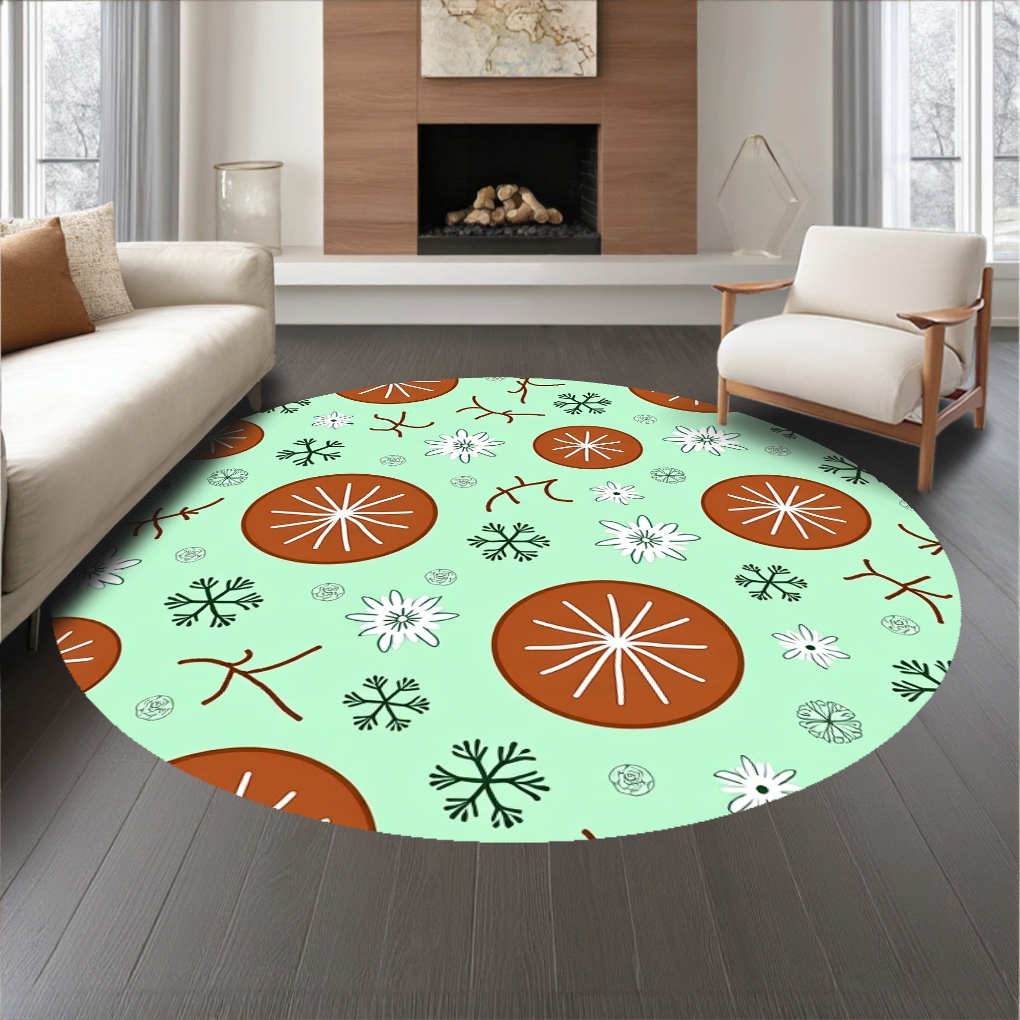 Sweet Spice Cookie Festive Accent Duo(Brown)