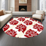 Cane Swirl with Holly Leaf Motif and Festive Berry(Red)