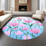 Whimsical Garden Botanical Meadow Illustration Arrangement (Pink)