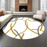 Celestial Pathway Modern Interlocking Arch Motif Urban Luxe Statement (Gold) - ODIKA