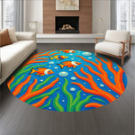 Tropical Fish School Design Marine Entrance (Blue) - ODIKA