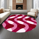 Modern Interlocking with Dynamic Gradient Accents (Pink) - ODIKA