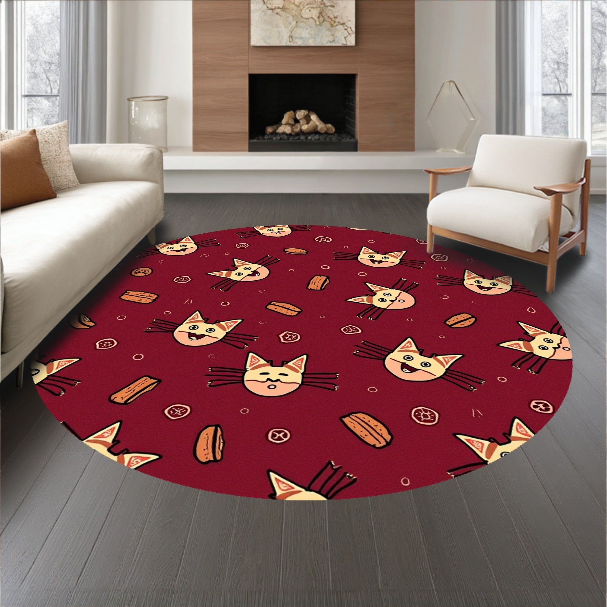 Enchanted Gourmet Cat Celebration(Red)