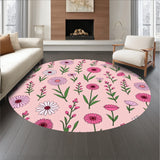Boho Wildflower Meadow Accent (Pink)