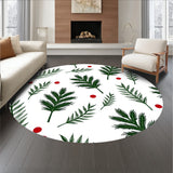 Heirloom Pinecone Bough Tapestry With Evergreen Needle Accents(Green)