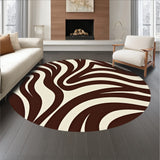 Abstract Wave Flow Contemporary(Brown)