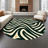 Chevron Wave Plush with Touch Finish(Beige)