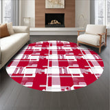 Seasonal Tartan Inspired with Check Design(Red)