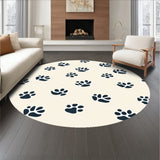 Paw Print Trail Entry with Moisture Wicking Technology (Beige)