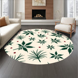 Winter Botanical Flourish with Stylized Holly Berry Filigree(Green)