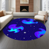 Celestial Dreamscape Ethereal Plush Tapestry(Purple)