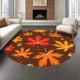 Autumn Harvest Maple Foliage Decorative Accent(Brown)