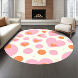 Confetti Dots with Playful Interlocking Shapes (Pink)