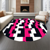 Classic Checkered with Bold Contrasting Stripes and Crisp Lines(Black)