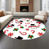 Jolly Snowman Frosty Winter Wonderland Holiday Festive(White)