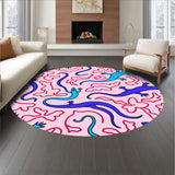 Joyful Amphibian Garden Amid Swirling Blossom Winds(Pink)