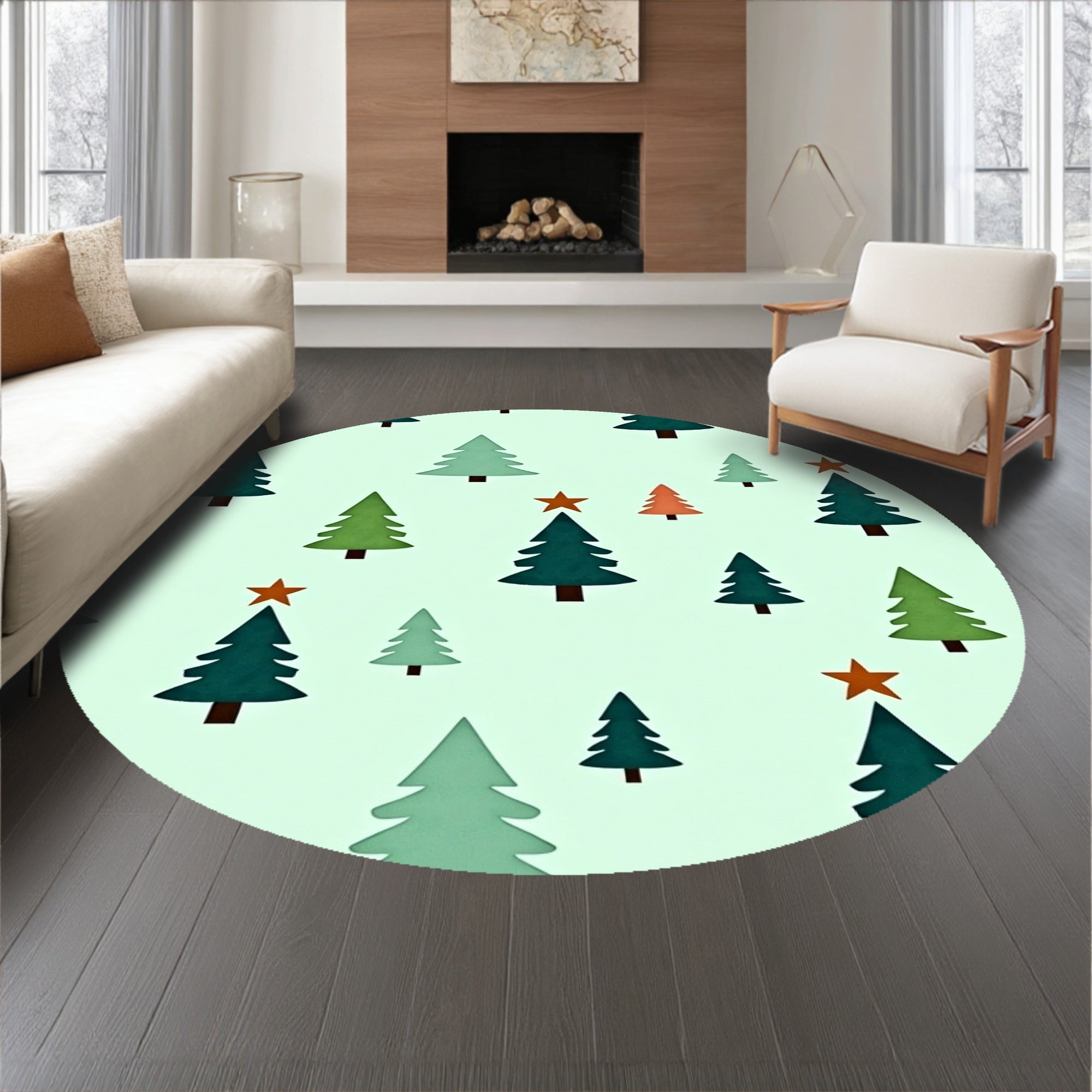 Christmas Tree Holiday(Teal)