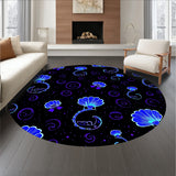 Celestial Night Fantasy Mermaid Tail Seashell Decorative(Black)