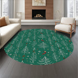 Joyful Winter Woodland Spruce Needle Hallway(Green)