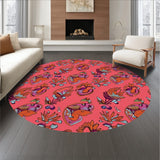 Floral Paisley Contemporary Artistic Expression(Pink)