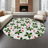 Festive Holly Berry Vine with Traditional Yuletide Botanical Design(Green)