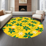 Festive Holly Berry Vine with Snowflake Accents(Yellow)