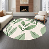 Botanical Leaf Nature Inspired Canvas(Ivory)