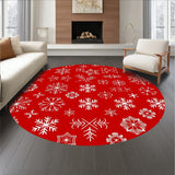 Festive Snowflake Winter Wonderland Holiday Decoration(Red)
