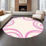 Elegant Spiral Swirl with Delicate Curves and Motifs (Pink) - ODIKA
