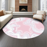 Enchanted Smoke Wisp Celestial Nebula Zen Decorative (Pink)