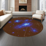 Celestial Dreamscape Nebula Constellation Mystical Night(Brown)