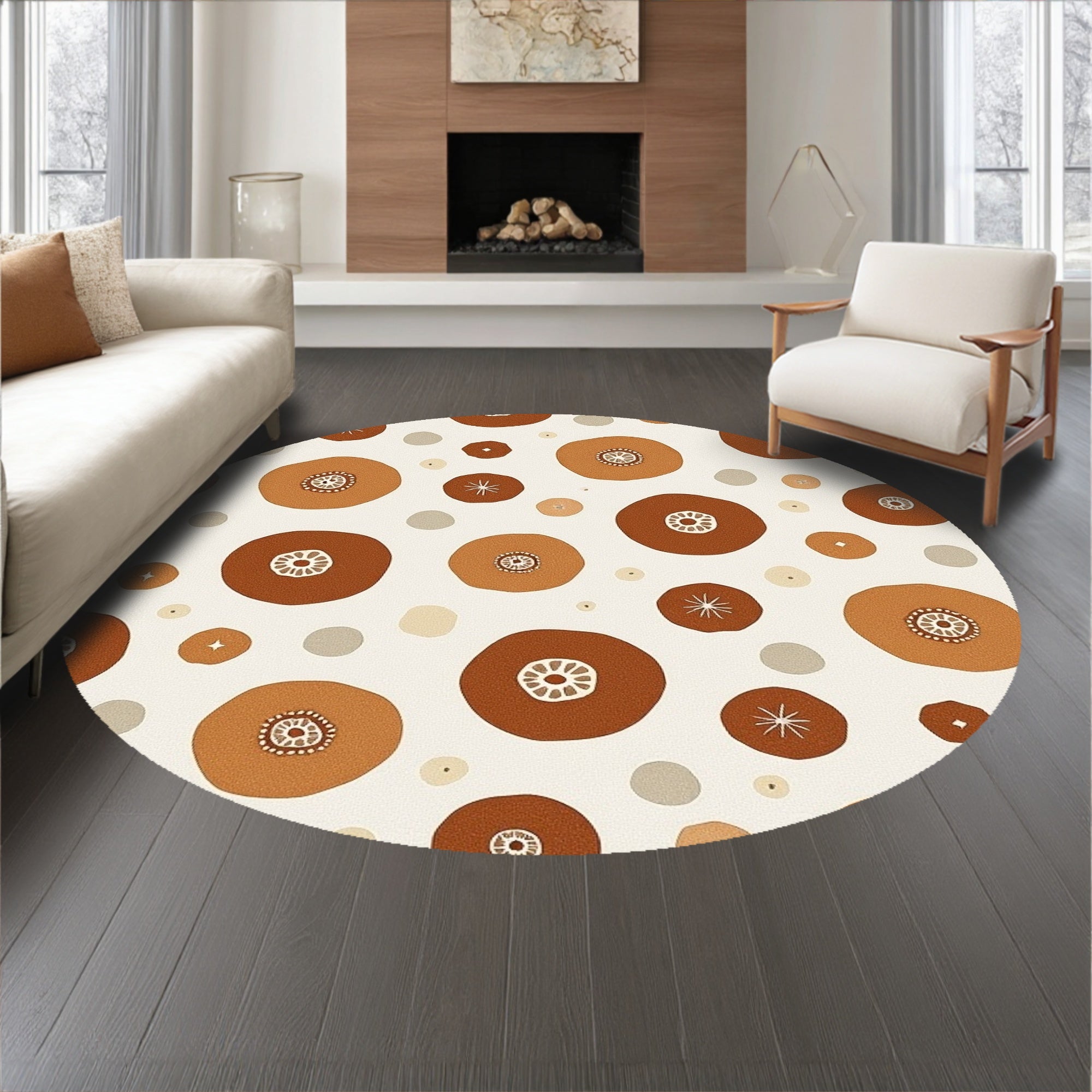 Wilderness Ranch Speckled Authentic Farmhouse Accent(Brown)