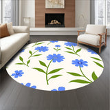 Enchanted Meadow Floral Blossom Decorative Accent (Blue)