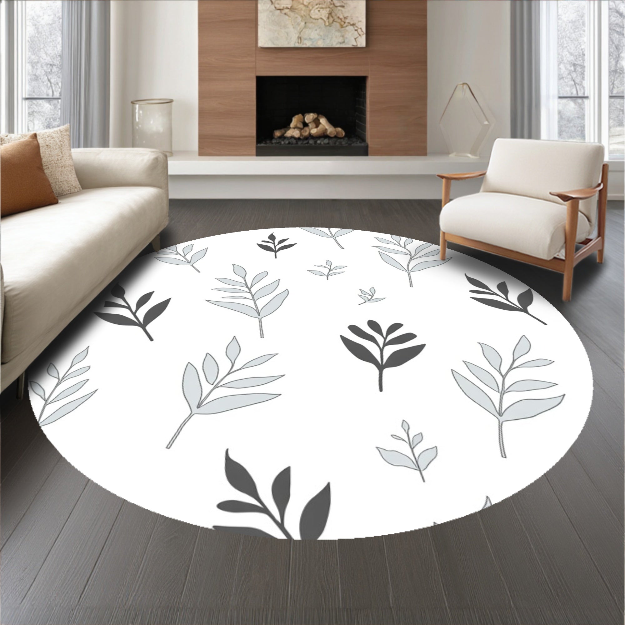 Botanical Entryway Barrier (White) - ODIKA